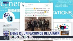 Ligne 13: la RATP fait un flashmob pour le concert de Gims au Stade de France
