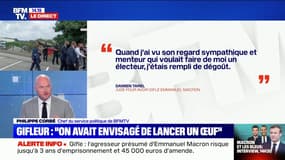 L'homme qui a giflé Emmanuel Macron avait "envisagé de lancer un œuf"
