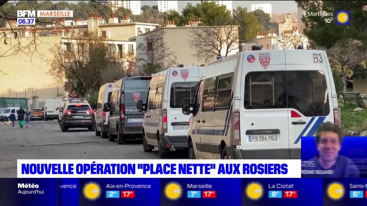 Marseille nouvelle opération antidrogues dans le quartier des Rosiers