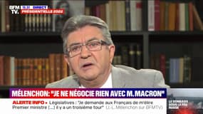 Jean-Luc Mélenchon: "Je ne négocie rien avec monsieur Macron"