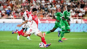 Takumi Minamino avec Monaco face à Saint-Etienne, 17 août 2024
