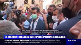 Une libanaise interpelle Emmanuel Macron: "Personne ne nous considère ! Pourquoi ?!"