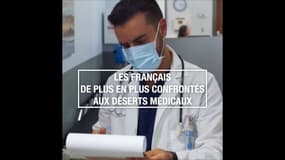 Les Français de plus en plus confrontés aux déserts médicaux