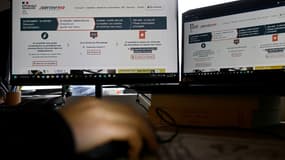 La plateforme Parcoursup, le 18 janvier 2023 à Rennes (photo d'illustration)