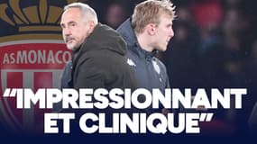 Monaco 3-0 Reims : "Impressionnant, clinique, un rêve" Hütter encense Biereth pour son 3e triplé