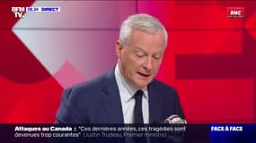 Bruno Le Maire: sur l'énergie, "Emmanuel Macron a bien fait de remettre les pendules à l'heure" 