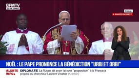 "Nous prions tout particulièrement pour le peuple ukrainien meurtri", déclare le pape Léon XIV lors de la bénédiction de Noël