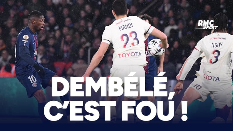 PSG 3-0 Lille : "Un talent fou" Genesio épaté par Dembélé