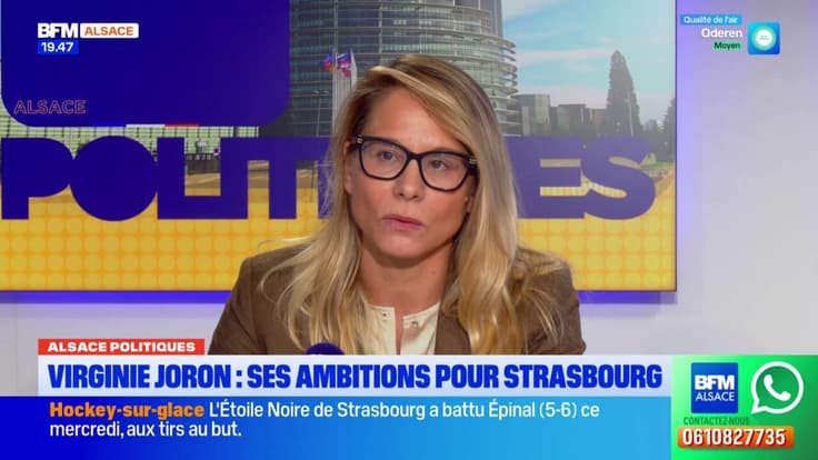 Municipales à Strasbourg: les priorités de la candidate RN Virginie Joron