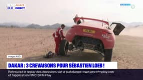 Dakar: trois crevaisons pour Sébastien Loeb