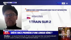 Grève SNCF: "La mobilisation des contrôleurs est réussie", pour Fabien Villedieu (Sud-Rail)