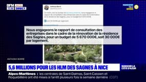 Nice: 5,6 millions pour les HLM de la résidence des Sagnes