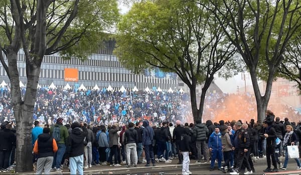 The public at Velodrome Square, March 31, 2024.