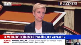 Le budget proposé par Sébastien Lecornu est "un budget noir", estime Clémentine Autain, députée "Écologique et social" 