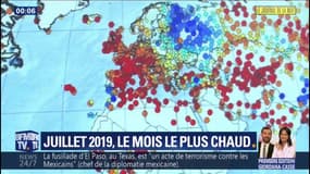 Ce mois de juillet 2019 a sans doute été le plus chaud jamais enregistré à ce jour