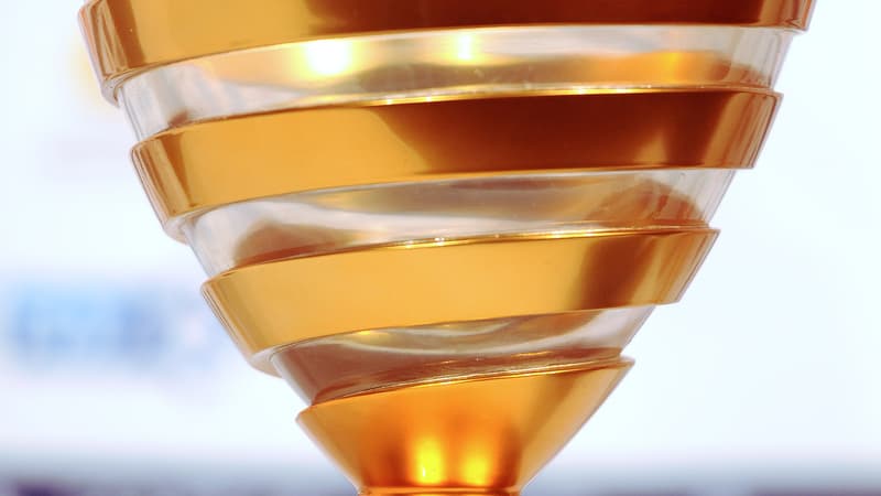 Le trophée de la Coupe de la Ligue