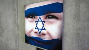 Une photo de l'Association israélienne de football à l'extérieur avant la cérémonie d'annonce des hôtes de l'Euro 2028 et de l'Euro 2032 au siège de l'UEFA à Nyon, en Suisse. Date de la photo : mardi 10 octobre 2023.