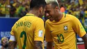 Daniel Alves et Neymar
