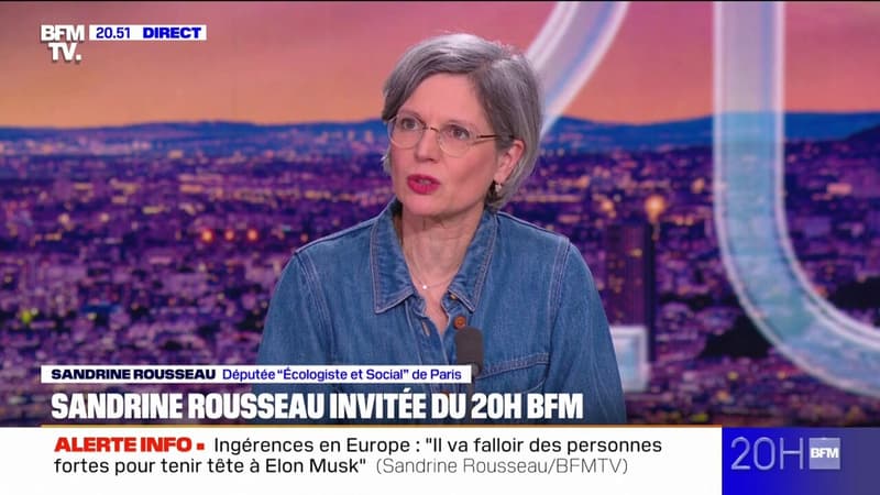 Réforme des retraites: Sandrine Rousseau (Les Écologistes) appelle les socialistes à demander plus de 