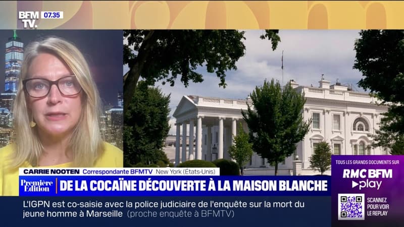 Etats-Unis: de la cocaïne découverte à la Maison Blanche