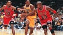 Scottie Pippen, Kobe Bryant et Michael Jordan en 1998: trois légendes pour une photo de légende 