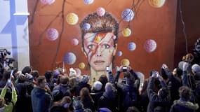 Une fresque en hommage à David Bowie à Brixton dans le sud de Londres