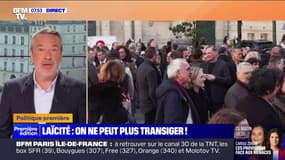 ÉDITO - Rassemblement de soutien au proviseur menacé de mort: "Nous aurions dû être beaucoup plus nombreux à leurs côtés"