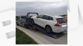 Le véhicule saisi par les gendarmes de Charente-Maritime ce dimanche 26 octobre. 