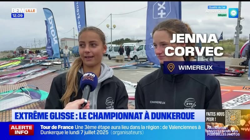 Dunkerque: le championnat d'extrême glisse a le vent en poupe 