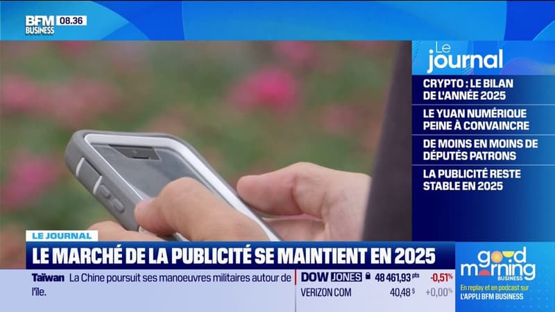 Le marché de la publicité se maintient en 2025