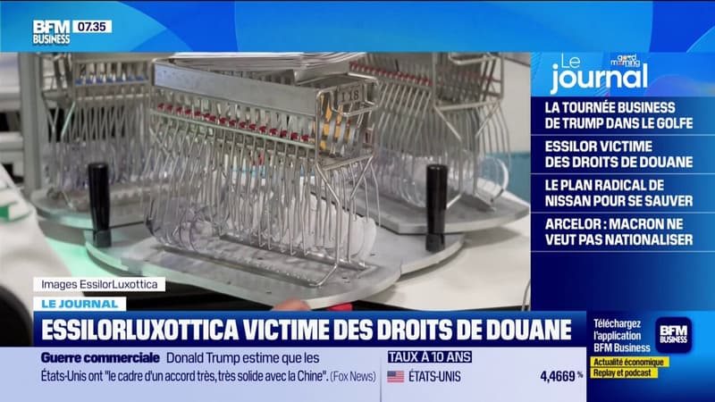 Le groupe franco-italien Essilorluxottica, victime des droits de douane de Donald Trump