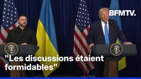 Plan de paix pour l'Ukraine: le point presse de Donald Trump et Volodymyr Zelensky