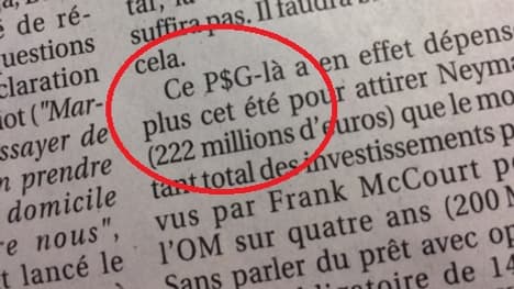 La Provence écrit "P$G" La Provence écrit "P$G"