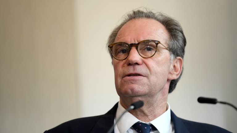Le président sortant de Provence-Alpes-Côte d'Azur, Renaud Muselier, le 28 avril 2021 à Marseille