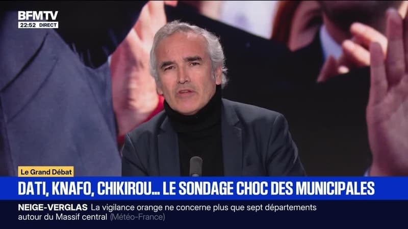 Dati, Knafo, Chikirou… : le sondage choc des municipales - 07/01