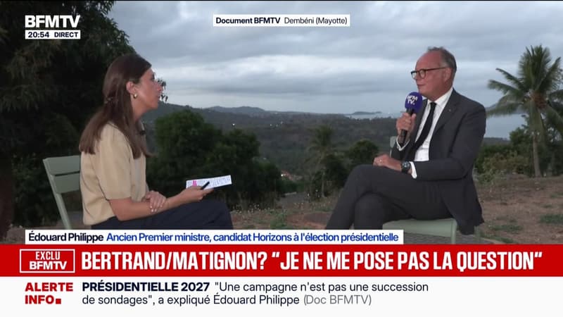 Édouard Philippe assure ne pas croire à la candidature de Sébastien Lecornu