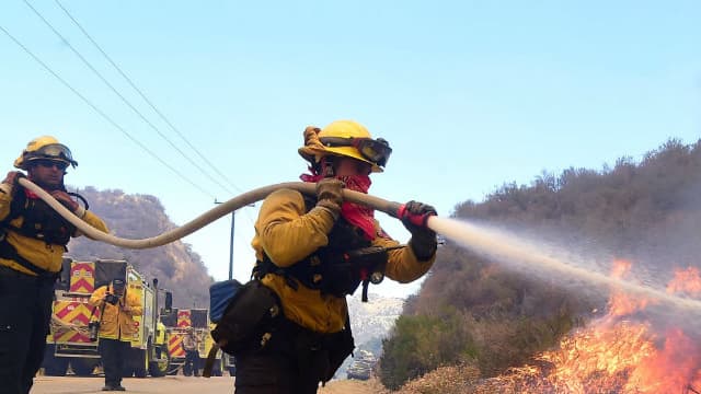 Un incendie en Californie en juillet 2016