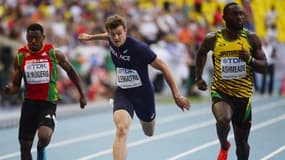 Le Français Christophe Lemaitre s'est qualifié dimanche pour la finale du 100 m messieurs des Championnats du monde d'athlétisme de Moscou le 11 août 2013.