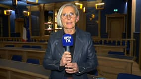 Marie-Hélène Thoraval, la maire de Romans-sur-Isère, le 30 novembre 2023 sur BFMTV.