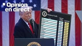 Donald Trump à la Maison Blanche le 2 avril lors de l'annonce des droits de douane "réciproques" (photo d'illustration).
