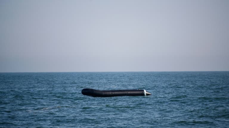 Un bateau qui transportait des migrants (photo d'illustration)