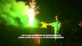 L'inde s'embrase pour Divali, la fête des lumières