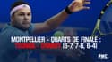 Résumé : Tsonga – Chardy (6-7, 7-6, 6-4) – Tournoi de Montpellier