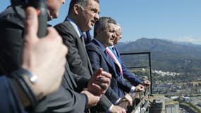 Gérald Darmanin en Corse ce dimanche 19 février 2023.