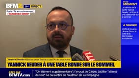 Le ministre de la Santé Yannick Neuder "Très favorable à la sieste"y compris dans les affaires