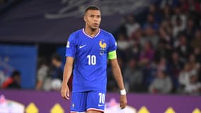 Kylian Mbappé lors de France-Italie (1-3, Ligue des nations), le 6 septembre 2024