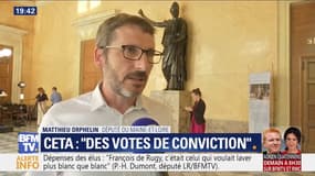 "Les députés de la majorité ont envie de voter par conviction." Matthieu Orphelin réagit à la forte abstention des députés LaREM sur le CETA