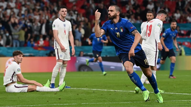 Italie-Angleterre: le but de Bonucci qui réveille la Squadra Azzurra