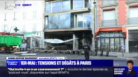 Paris: un immeuble de bureaux incendié place de la Nation lors de la manifestation du 1er-Mai