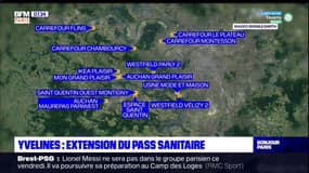 Yvelines: extension du pass sanitaire à 14 centres commerciaux